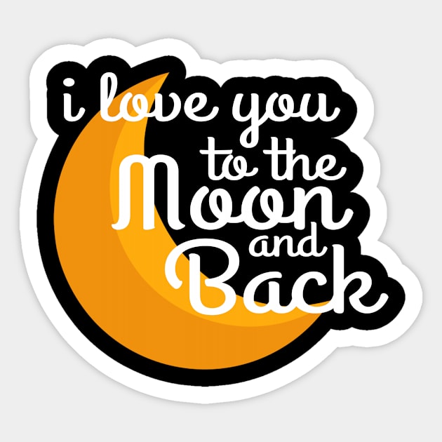 I love you to the moon - valentines day Sticker by RAMKUMAR G R